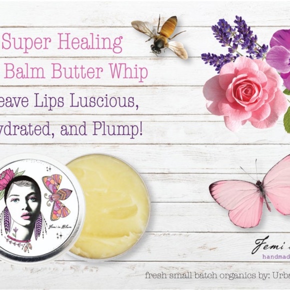 Super Healing Rescue Lip Balm Butter Whip Treatment / Organic Lip Balm - Picture 7 of 15
